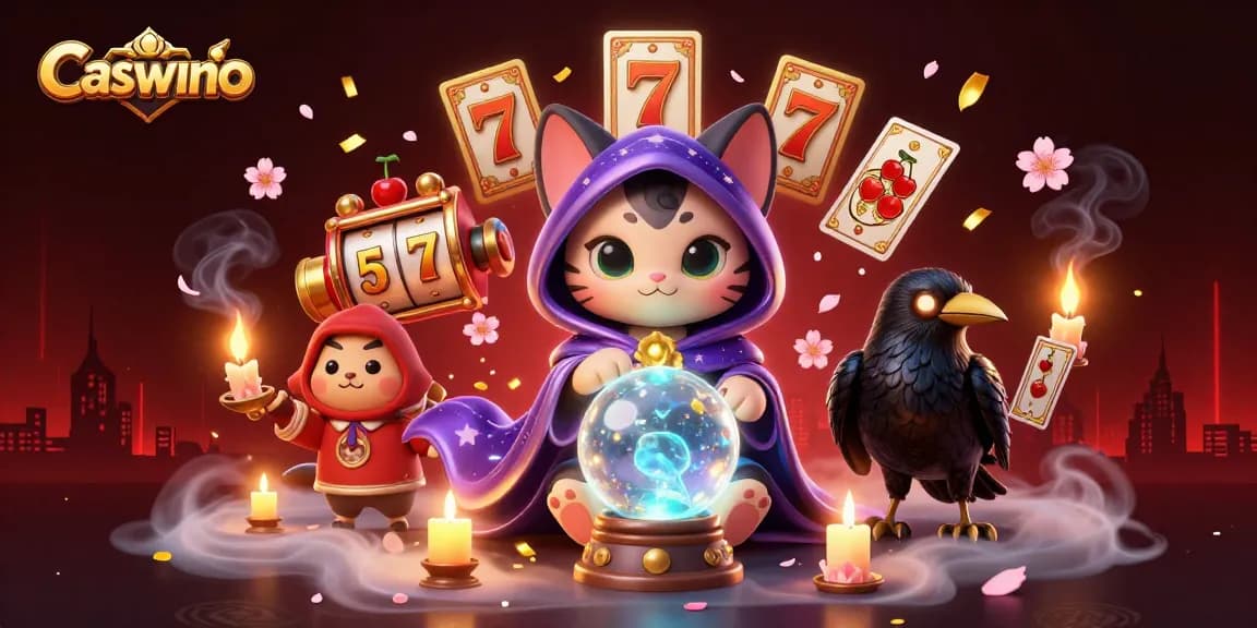Spin the reels at Caswino Casino with vibrant 3D characters in a rich, dynamic scene.