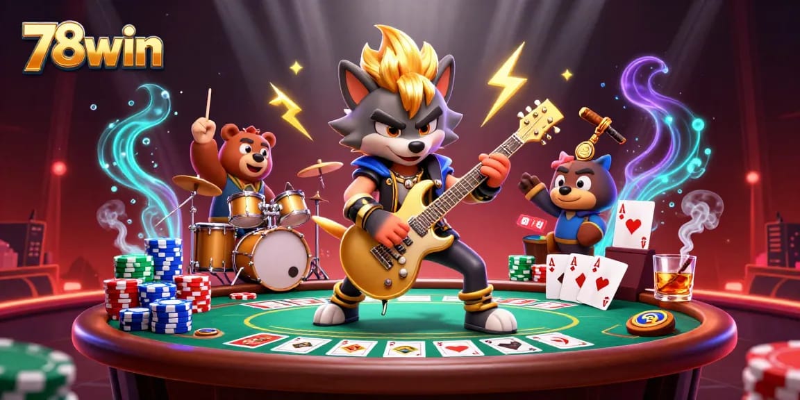 Experience thrilling gameplay at 78win with exciting poker chips and vibrant gaming atmosphere.