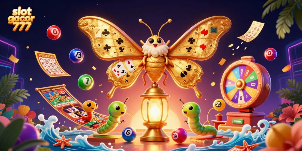 Spin and win at slot gacor 777 with vibrant casino elements and golden motifs.