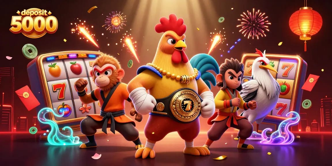 Experience excitement with deposit 5000 while enjoying captivating slot games and dynamic characters.