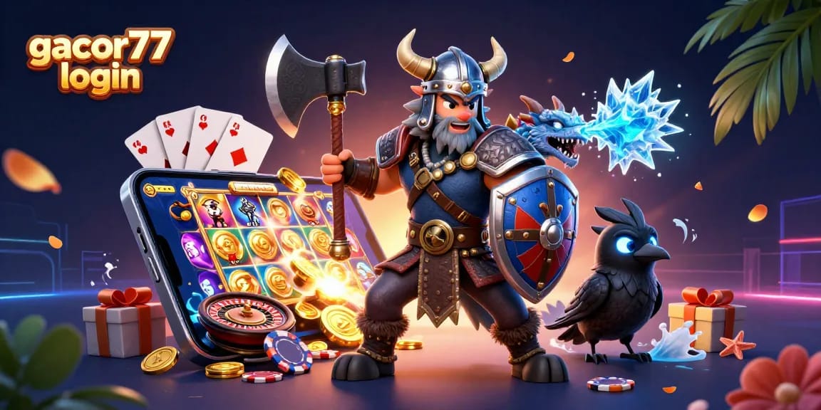 Gacor77 login untuk bermain game kasino online dengan slot menarik dan peluang menang tinggi.