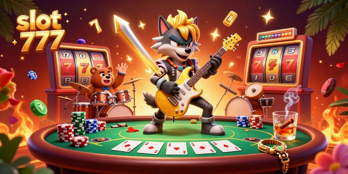 Experience thrilling slot 777 gameplay with dynamic scenes of gaming excitement.