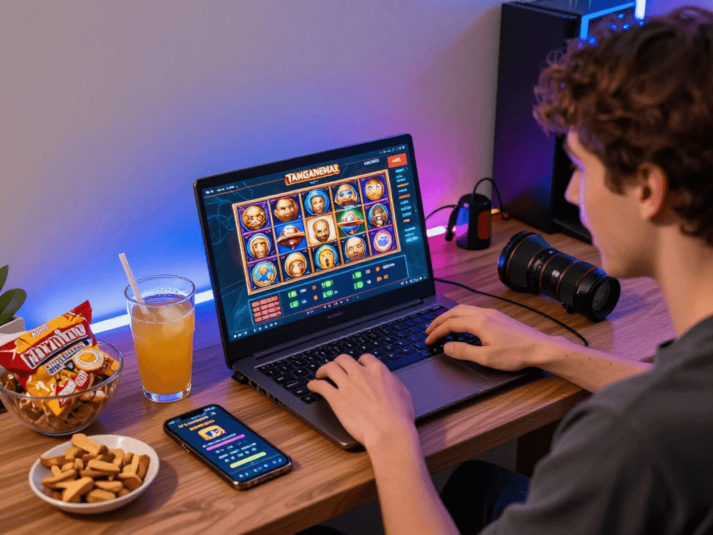 Pengalaman bermain TANGANEMAS dengan slot game yang menarik dan suasana gaming yang nyaman.