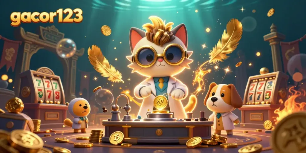 Engage in exciting gameplay with gacor123 featuring dynamic slot elements and vibrant casino visuals.