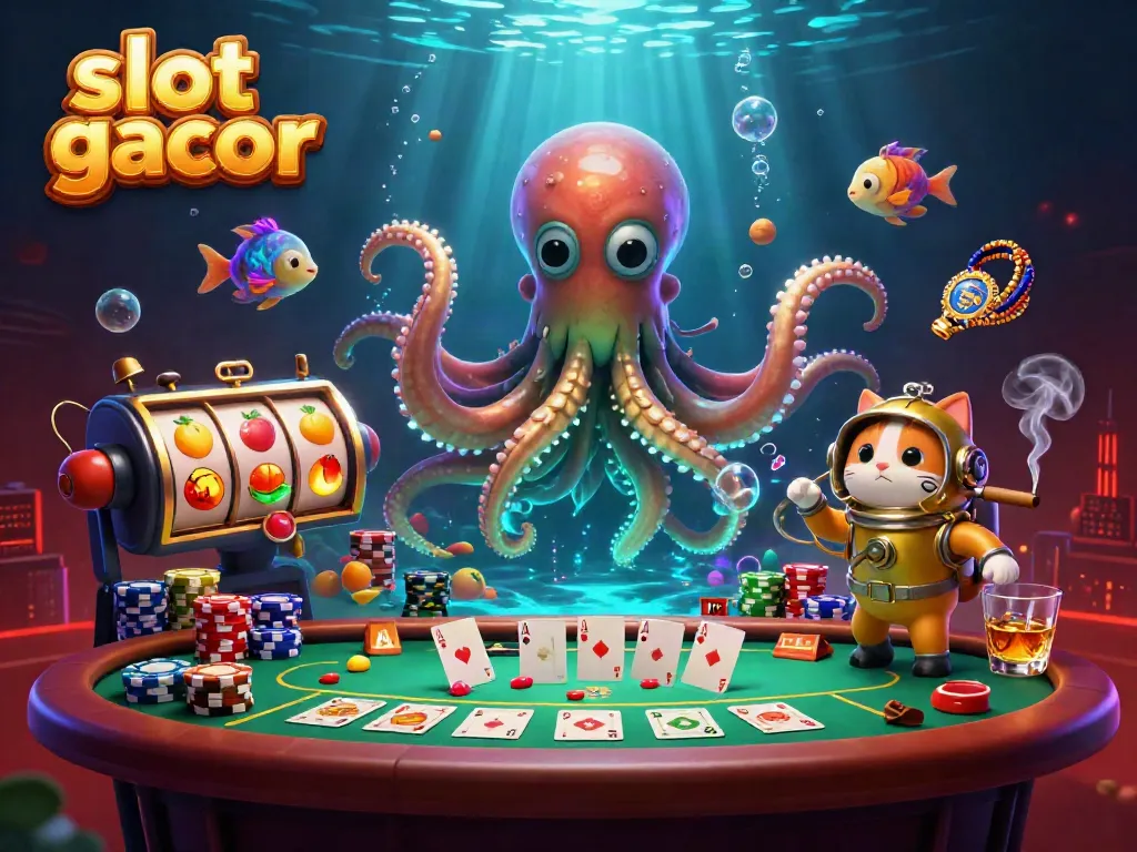 Menangkan slot gacor dengan keberuntungan di laut, menyaksikan ikan laut bercahaya dan kraken yang megah.