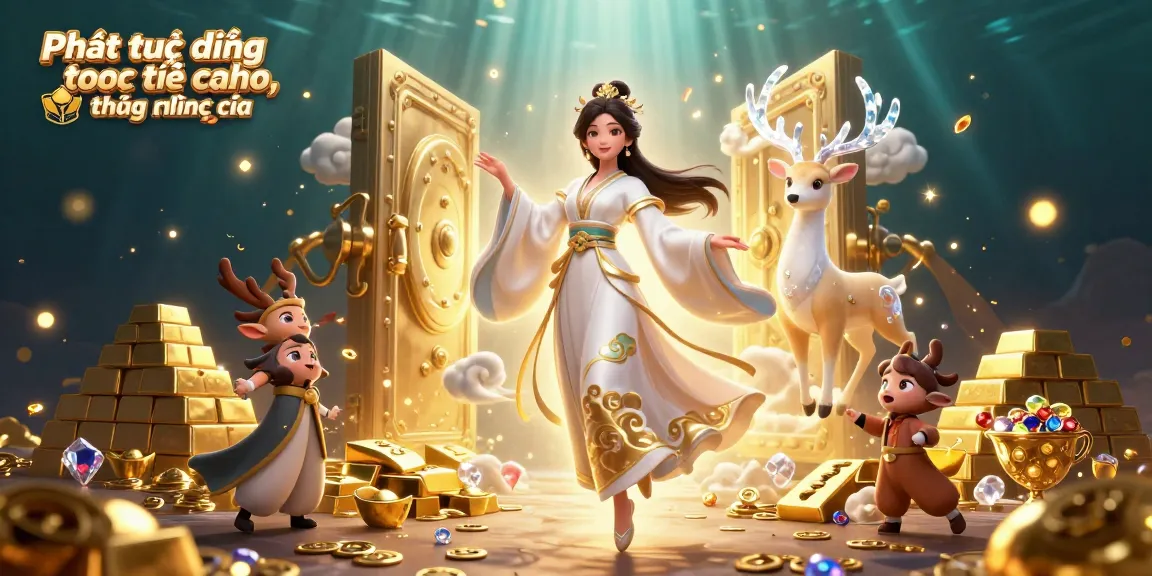 Experience Phát trực tiếp tốc độ cao, không quảng cáo in a captivating 3D casino scene with glowing treasures and dynamic characters.