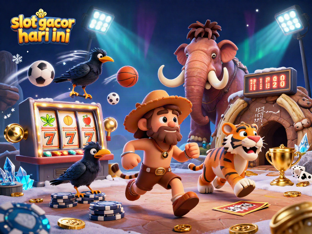 Spin the reels in style with this vibrant slot gacor hari ini scene featuring dynamic casino action.