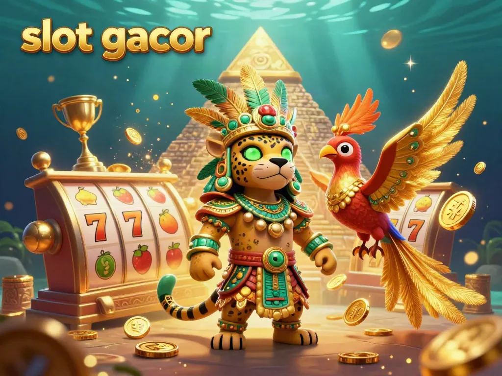 Experience thrilling slot gacor jackpots with dynamic spinning reels and vibrant golden visuals.