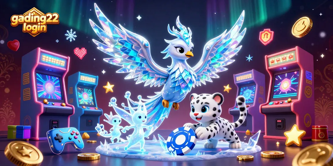 Experience thrilling wins with gading22 login featuring vibrant ice phoenix and casino elements.
