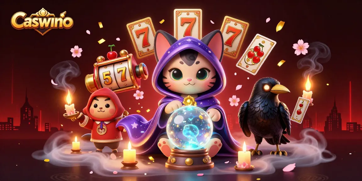 Spin the reels at Caswino Casino with vibrant 3D characters in a rich, dynamic scene.