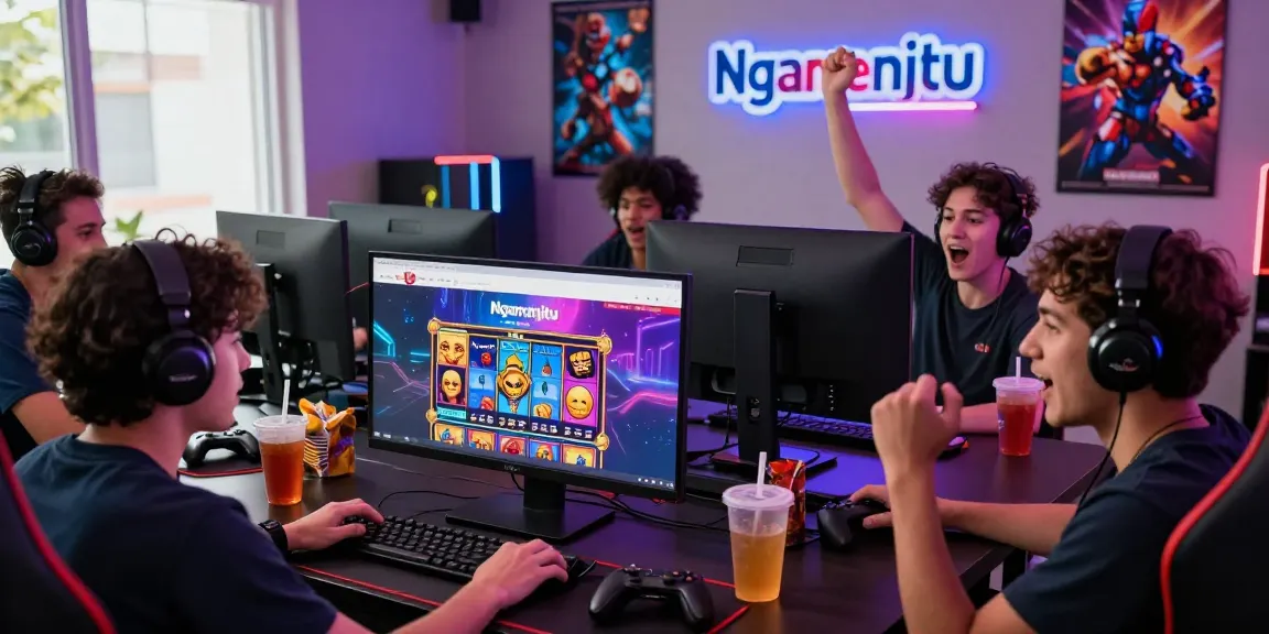 Engaging gaming atmosphere with players exploring Ngamenjitu online slots.
