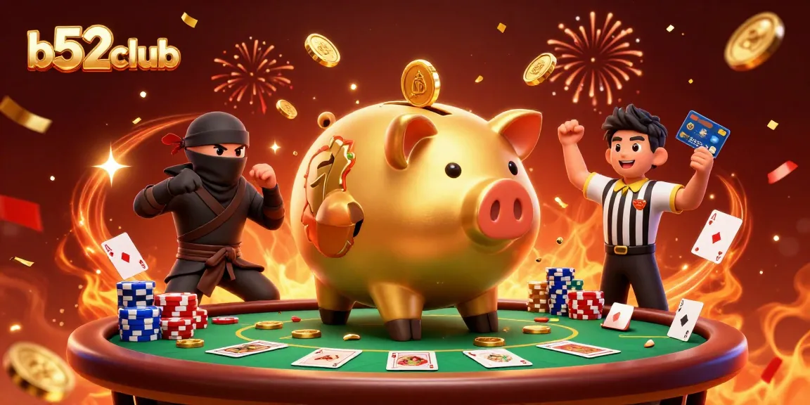 Engage in exciting gameplay at b52club with a dynamic poker scene featuring vibrant characters.