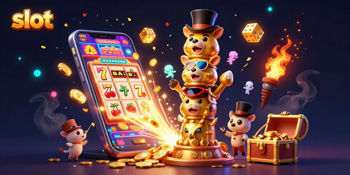 Experience thrilling slot action with a vibrant jackpot scene featuring colorful symbols and golden elements.