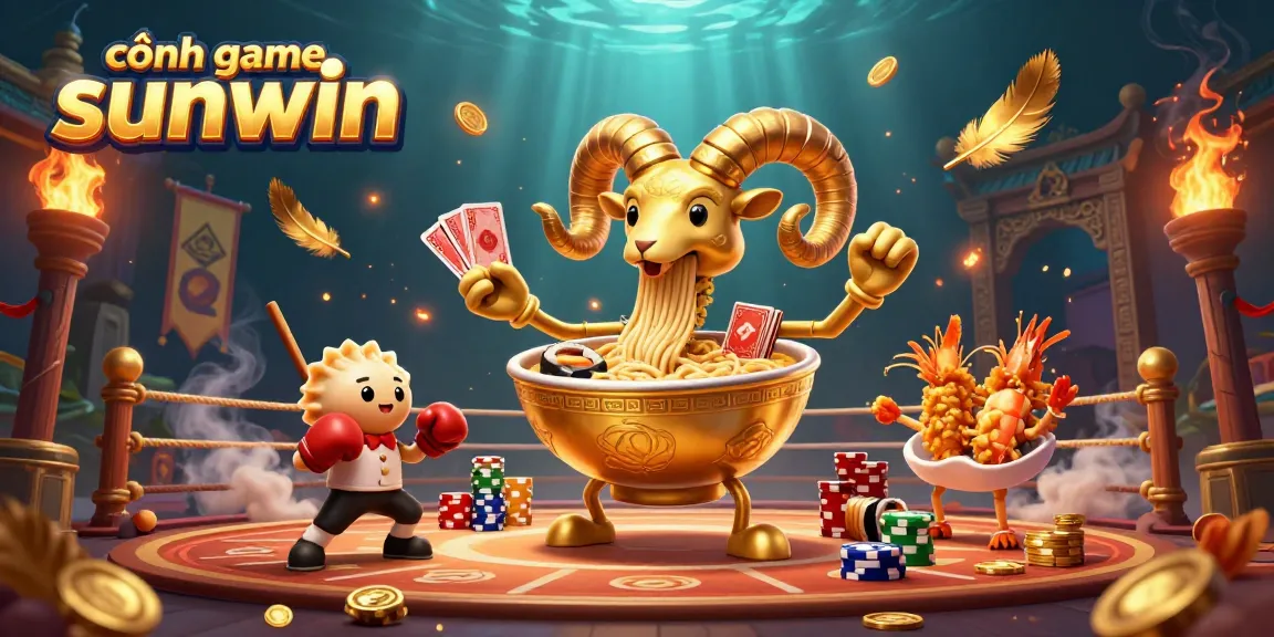 Engage with cổng game sunwin in a thrilling 3D illustration of casino adventures featuring vibrant characters and dynamic action.