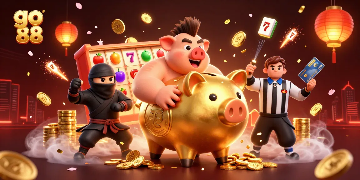 Experience the energetic action of go 88 with a vibrant casino-themed scene featuring engaging characters.