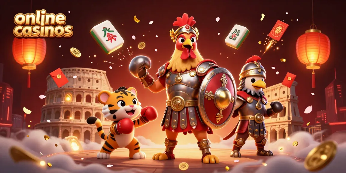 Engage with stunning online casinos featuring dynamic gaming scenes and vibrant characters.