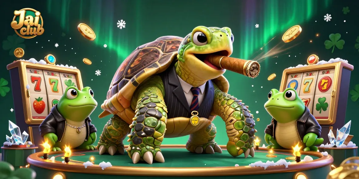 Enter the thrilling world of Jai club with an engaging 3D casino scene featuring unique characters and elements.