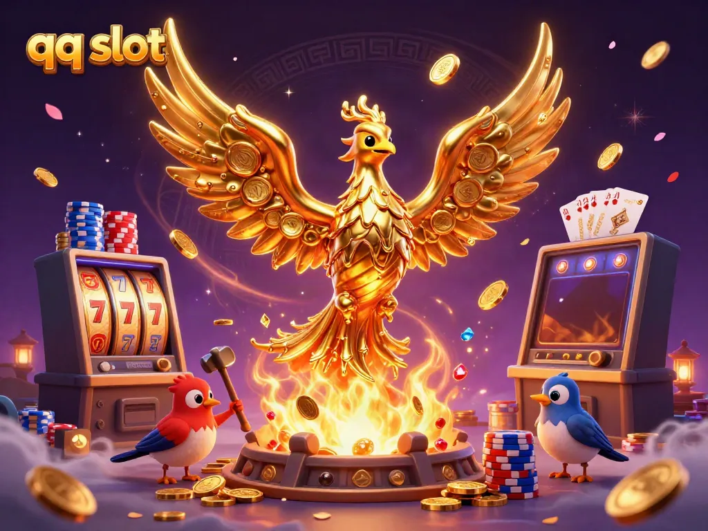 Experience exciting gameplay with qq slot featuring a molten phoenix and dynamic slot elements.