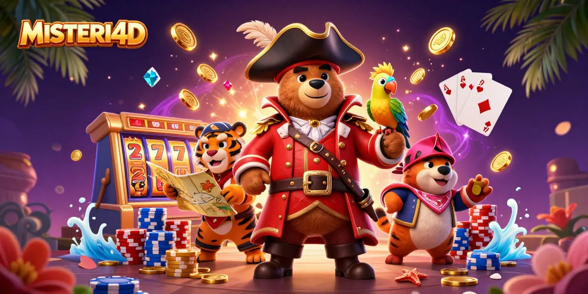 MISTERI4D offers thrilling slot action with vibrant characters and a magical casino atmosphere.