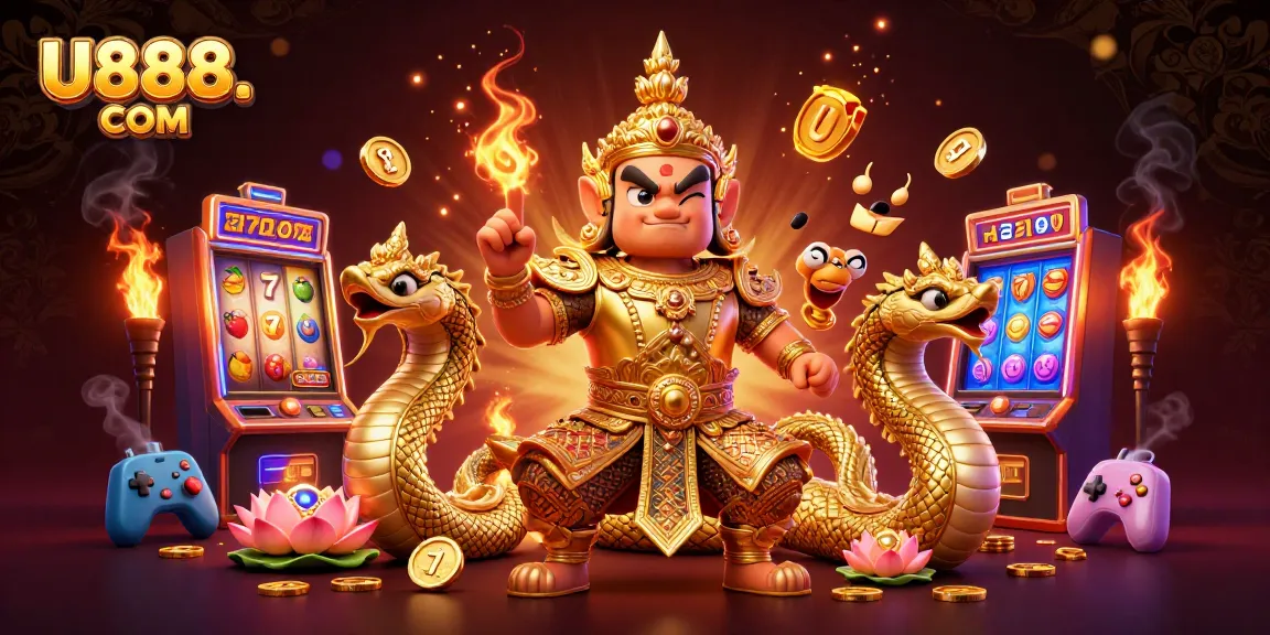 Experience thrilling gaming adventures with U888. COM's vibrant slot machines and captivating 3D characters.
