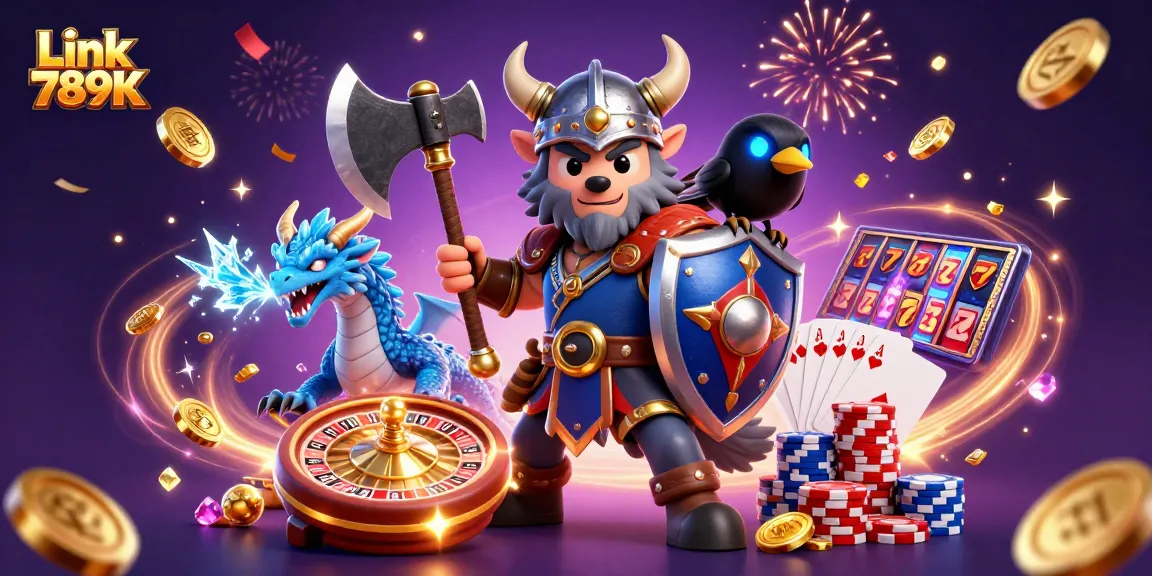 Experience thrilling wins and gameplay at Link 789K with immersive casino adventures illustrated in 3D.