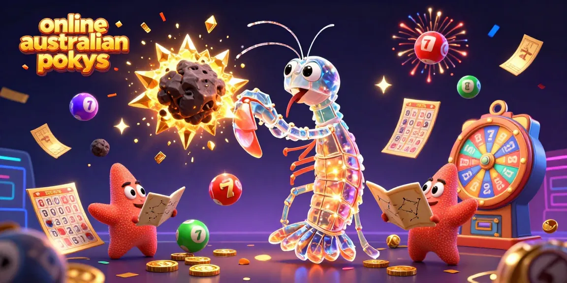 Experience online australian pokies action with vibrant slot elements and lively characters.