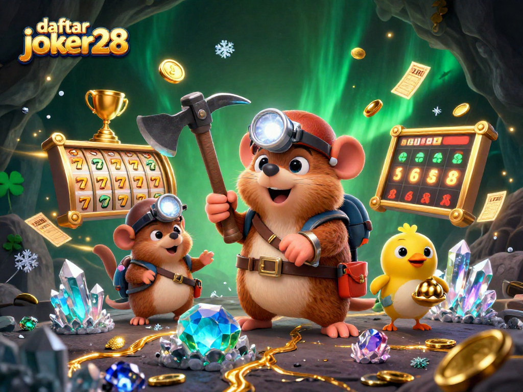 Keseruan daftar joker28 dengan pemandangan slot dan karakter lucu yang menghibur.