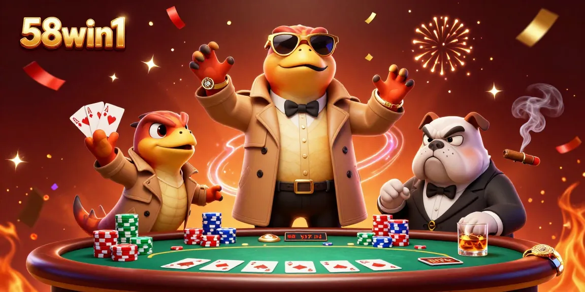 Join the thrilling atmosphere at 58win1 casino, where cartoon raptors disguise themselves with unique flair.