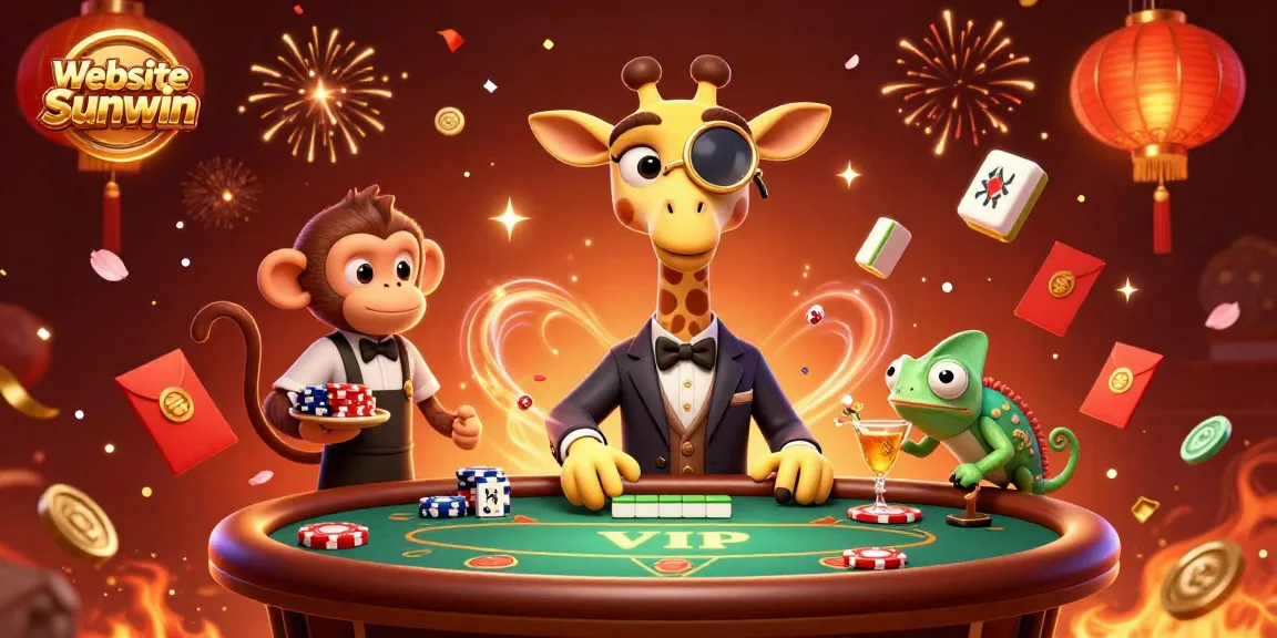 Experience thrilling gaming with Website Sunwin in this vibrant 3D illustration.