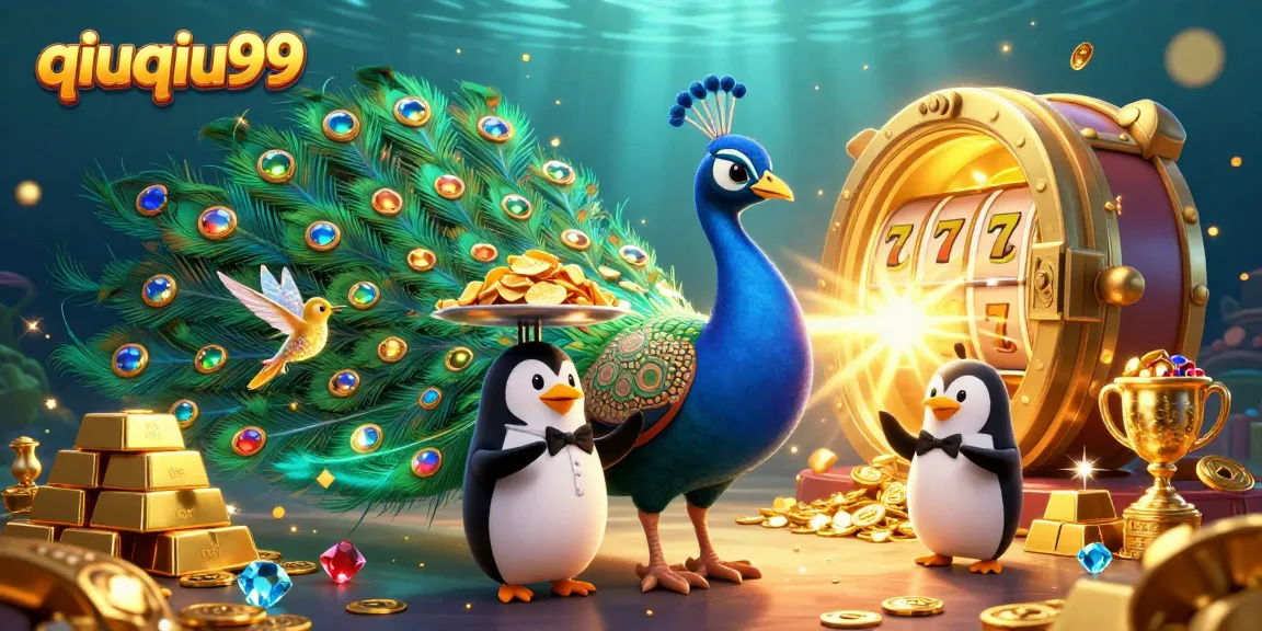 Engage in thrilling qiuqiu99 slots action with vibrant characters and mesmerizing casino elements.