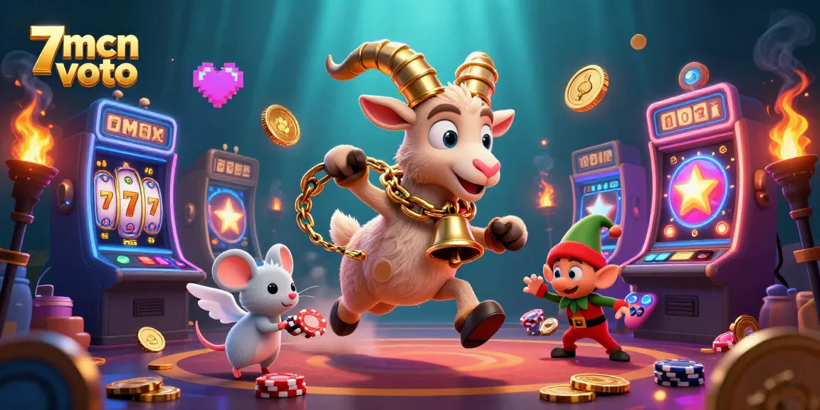 Engage in thrilling gameplay and slot opportunities at 7mcn voto featuring vibrant characters and dynamic casino elements.