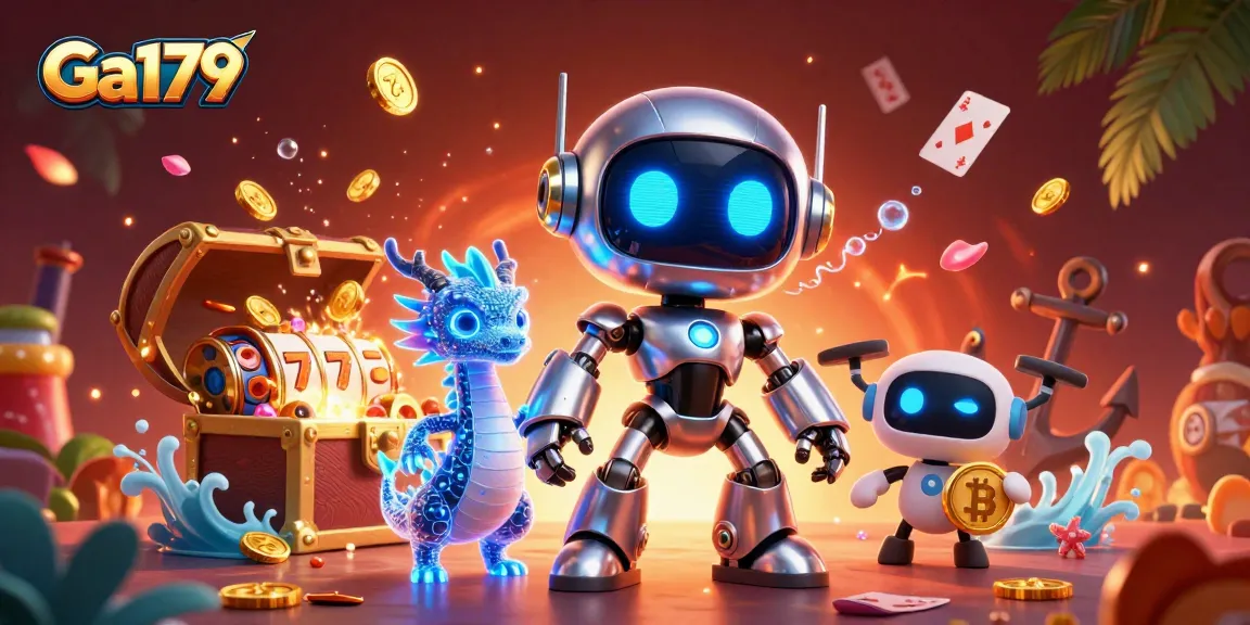 Experience the thrill of Ga179 with vibrant casino action and animated gaming atmosphere.