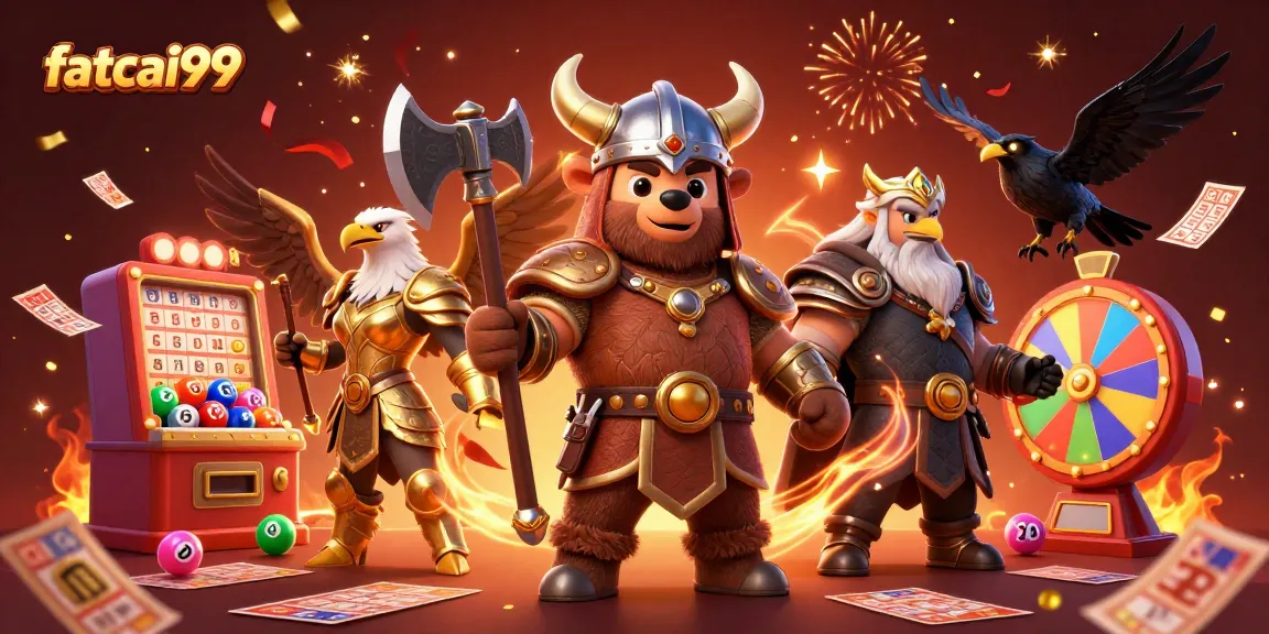 Engage in the thrilling lottery experience with fatcai99 and vibrant winning elements.