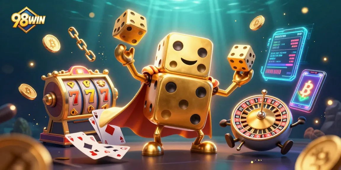 Join the excitement at 98WIN with stunning slot action and crypto gaming elements.