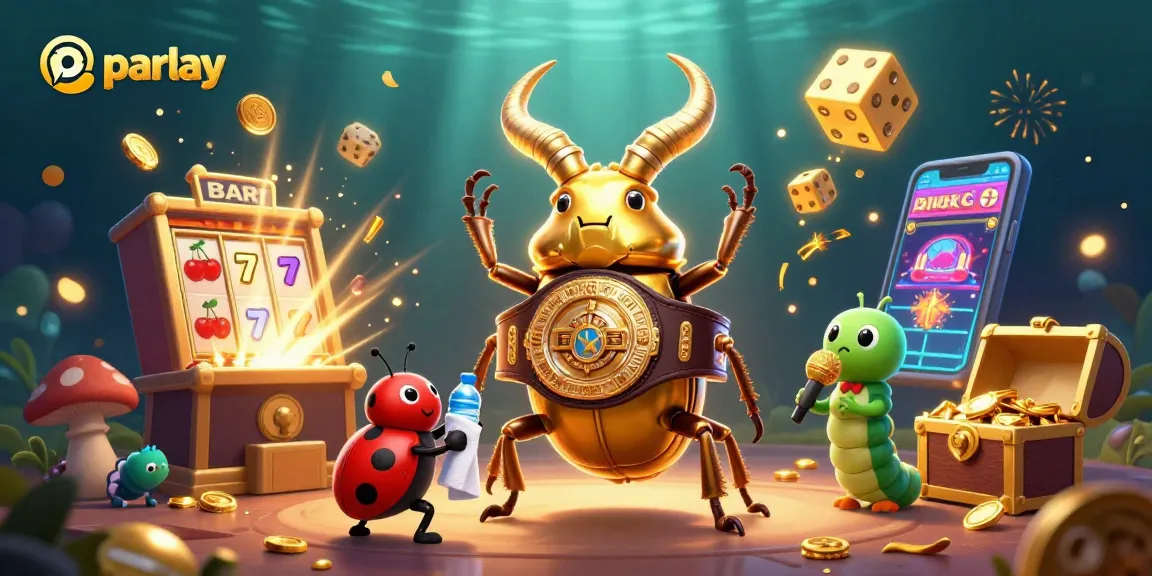 Engage in parlay betting with vibrant characters and thrilling casino elements in this dynamic scene.