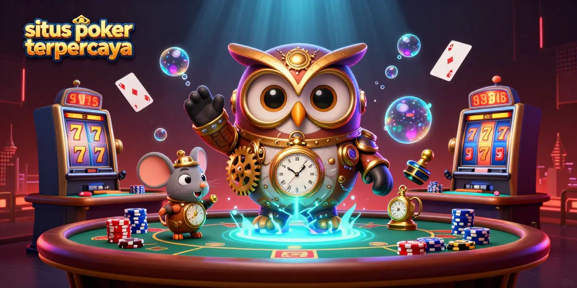 Experience engaging poker action with situs poker terpercaya in an ultra-detailed 3D casino scene.
