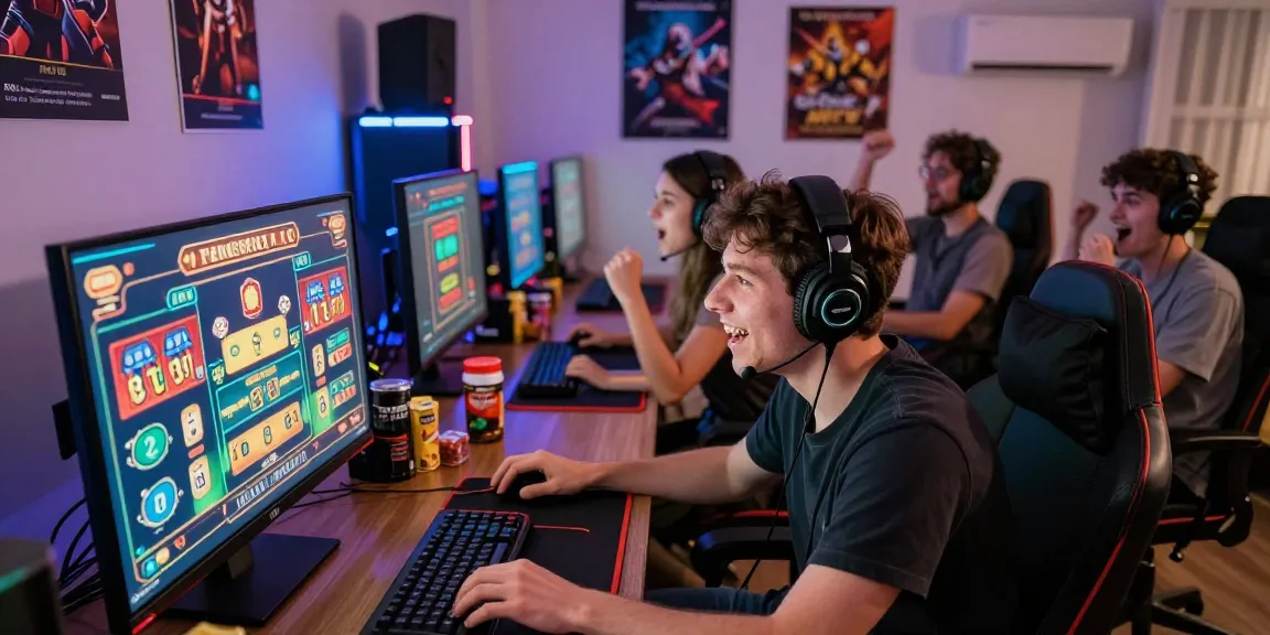 Engaging online gaming scene with players enjoying ทางเข้าfun88 ล่าสุด ไม่โดนบล็อก in a lively atmosphere.
