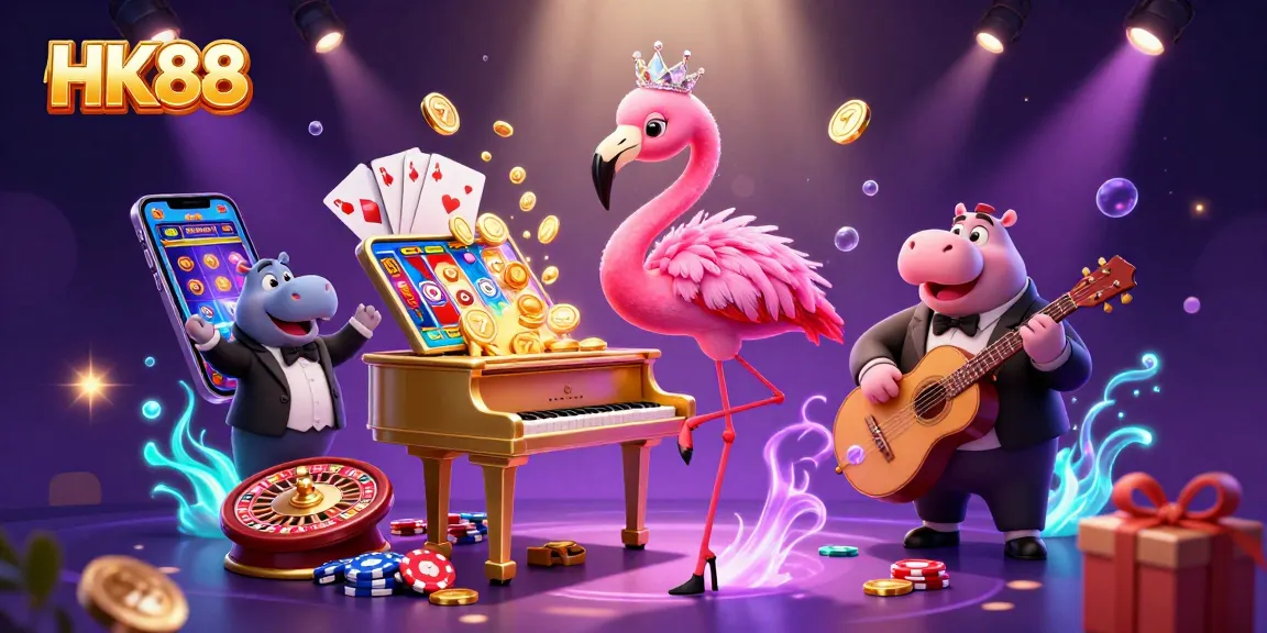 Experience HK88's vibrant gambling world with dynamic characters and action-packed game elements.