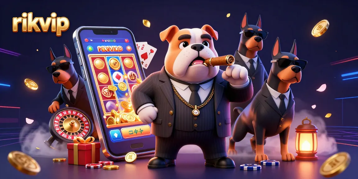 Experience thrilling gameplay and excitement at rikvip with our vibrant casino scene featuring slot games and a unique mafia theme.