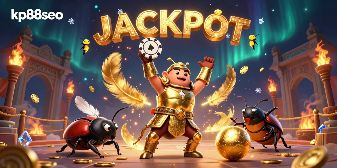 Experience thrilling wins with kp88seo in a vibrant casino scene showcasing exciting elements of a grand jackpot.