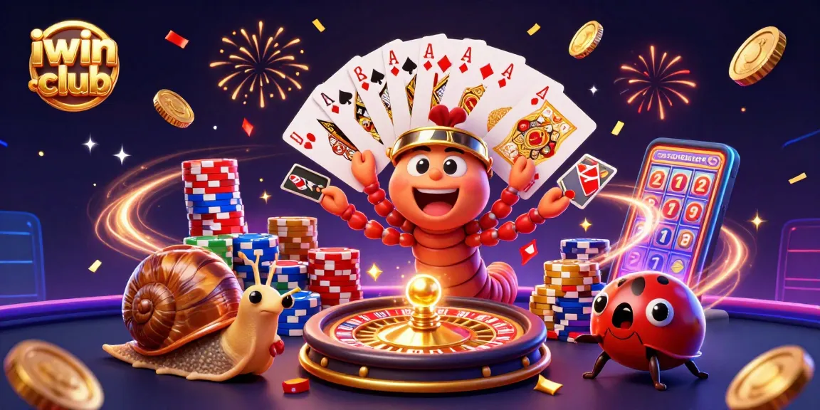 Engage in thrilling gameplay at iwin club with vibrant characters and rich casino elements.