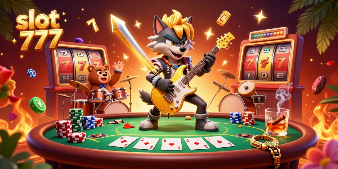 Experience thrilling slot 777 gameplay with dynamic scenes of gaming excitement.