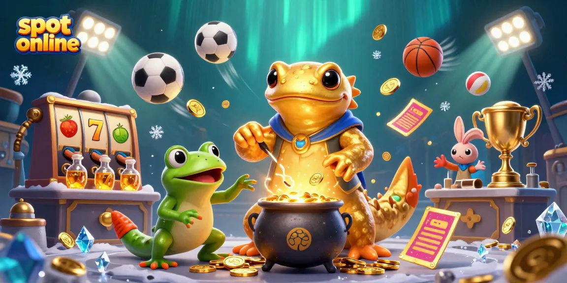 Spin and win big with slot online as golden coins fly in a dynamic casino scene.