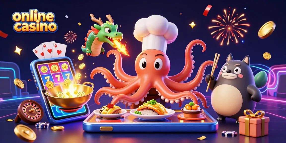 Experience the thrill of an online casino with vibrant characters and exciting gameplay.
